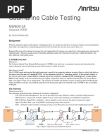 Submarine Cable Testing