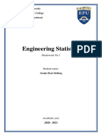 Engineering Statistics: Erbil Polytechnic University Technical Engineering College Civil Engineering Department