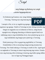Script Filipino Epiko