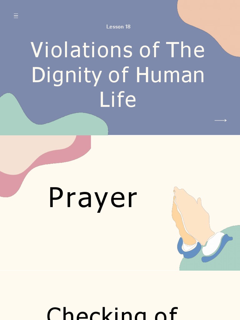 Understanding Human Life Dignity Violations | PDF