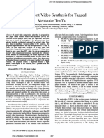 Feature Point Video Synthesis For Tagged Vehicular Traffic