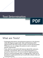 Text Determination