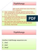 TRIPHTONGS