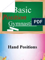 Basic Position in Gymnastics & Rhythmic Gymnastics