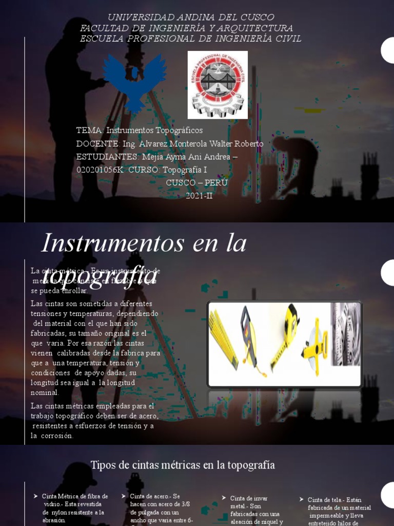 Instrumentos Esenciales en Topografía | PDF