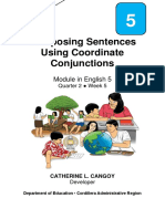 English5 q2 Mod5 Composingsentencesusingcoordinateconjunctions v1