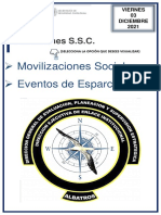 Agenda de Movilizaciones Sociales 03 de Diciembre 2021 - EXT