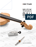 2022 DICTUM Musikinstrumentenbau-Katalog