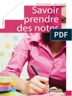 Savoir Prendre Des Notes