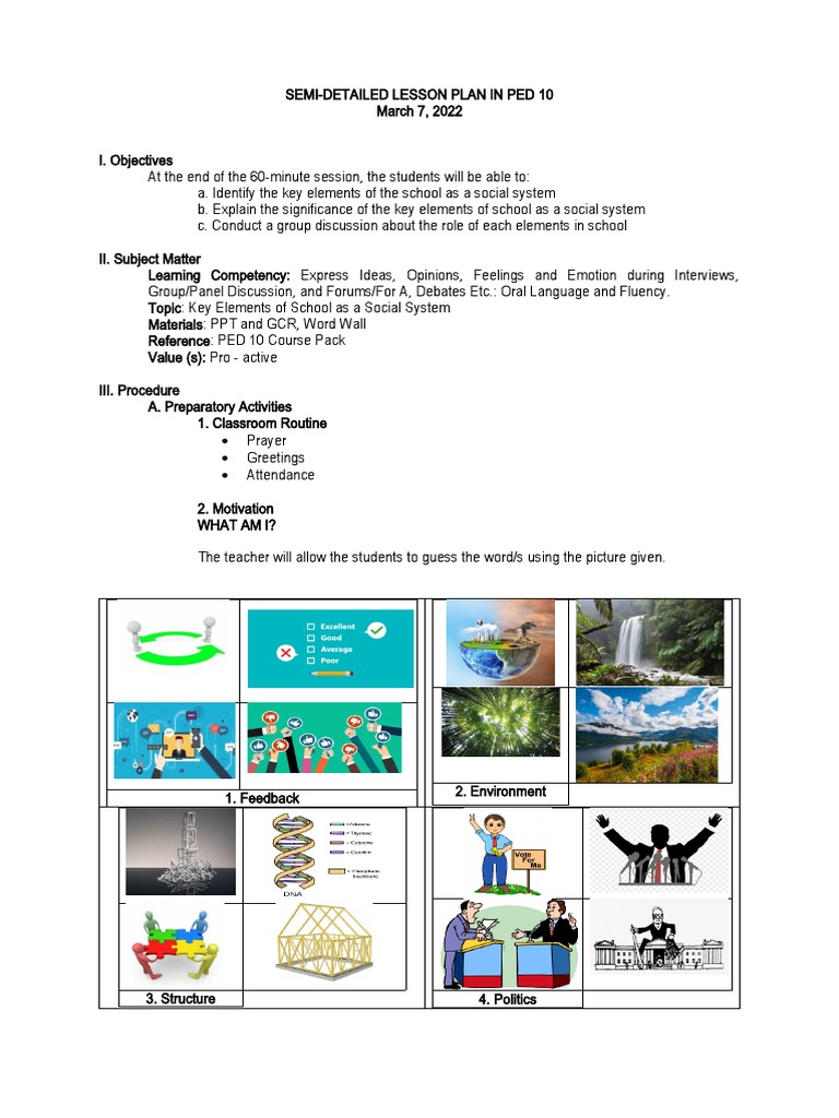 Key Elements of School Social System | PDF | System | Teachers
