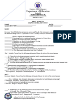 First Quarter - Consolidated - Summative Assessment Tool-In Mapeh 8