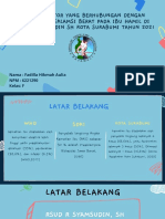 Faktor Faktor Yang Berhubungan Dengan Kejadian Preeklamsi Berat Pada Ibu Hamildi Rsud R Syamsudin SH Kota Sukabumi Tahun 2021