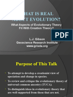 Gibson What is Real About Evolution