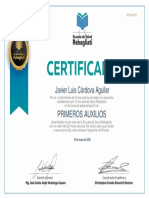 Certificado Del Curso - Primeros Auxilios-1