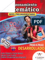 Razonamiento Matematico - Nivel Preuniversitario