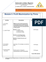 Module 5: Profit Maximization by Firms: Ae 11 (Managerial Economics)