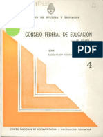 Creación del Consejo Federal de Educación