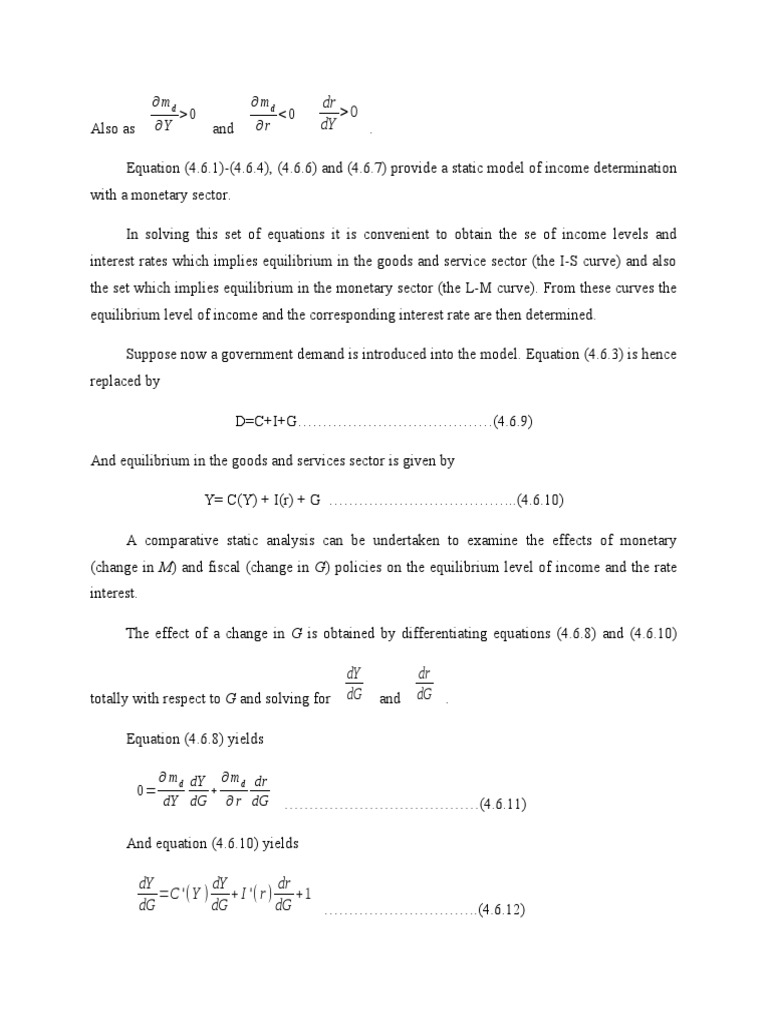 4 6 | PDF | Economic Equilibrium | Interest