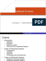 Distributed Systems: Lecture 1-Introduction