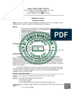 General Physics 1 Information Sheet 4