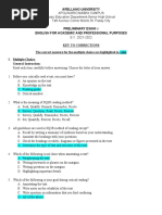 Eapp Prelim Exam Key To Corrections