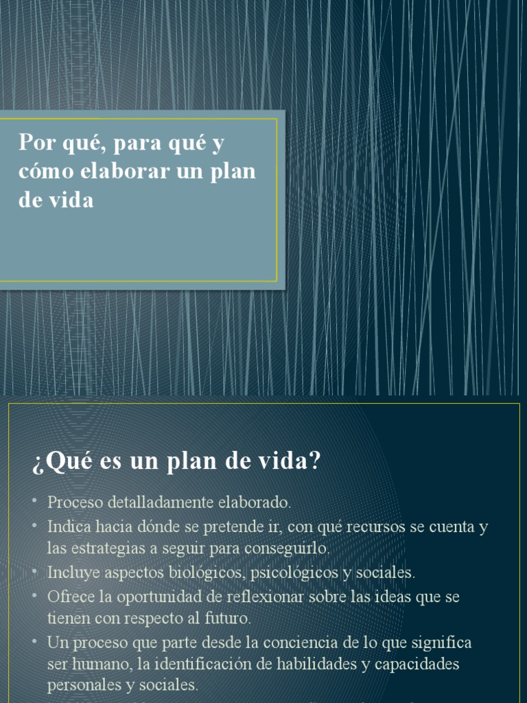 Cómo Elaborar un Plan de Vida Efectivo | PDF | Crecimiento personal y ...