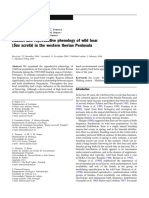 Habitat and Reproductive Phenology of Wild Boar - Santos Et Al 2006
