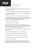 Instructions For Using Texas Instruments BA II Plus Calculator