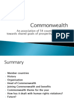 54-nation Commonwealth working for shared prosperity