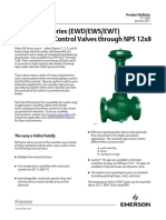 Fisher EW Series (EWD/EWS/EWT) Sliding - Stem Control Valves Through NPS 12x8