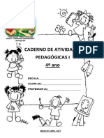 4º Ano - I Caderno Pedagógico 2021