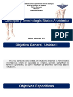 Tema 1. Concepto y Terminología Básica Anatómica