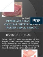 Oklusal Rim Pada Pasien Tidak Bergigi