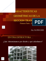 Caracteristicas Geometricas de La Seccion - Baricentro Con Sonido
