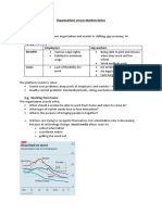 Organizations Versus Markets Notes