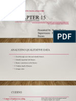 Chapter 15 Analysis of Qualitative Data