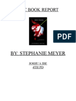 Abc Book Report: By: Stephanie Meyer