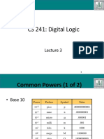 241 CSM-4-Digital Logic-Lecture 3