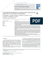 A New Method For Determining Levels of Sedation in Dogs - A Pilot Study With Propofol and A Novel Neuroactive Steroid Anesthetic