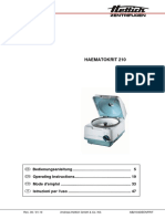 Hematocrit 210 Manual