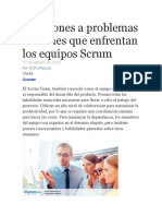 Soluciones A Problemas Comunes Que Enfrentan Los Equipos Scrum