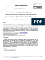 Energy Management of Stand-Alone Hybrid PV System