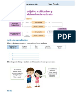 Artículos Determinantes-3er-Grado