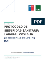 Protocolo Tipo Seguridad Sanitaria Laboral Covid 19 - v4