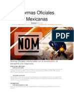 Normas Oficiales Mexicanas