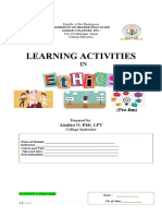 Activities in Ethics