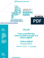 Leer y Escribir Hoy - Primaria-Cultura Digital (1er Encuentro Febrero 2022)