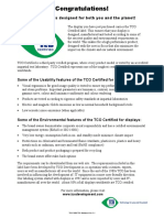 This Display Is Designed For Both You and The Planet!: TCOF1058 TCO Document, Ver. 2.1