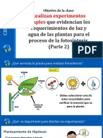 2.3 - 6° - Ciencias - Realizar Experimentos Simples Sobre Los Que Necesita Las Plantas Parte 2