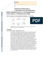 Synthesis of Spiroborate Esters From 1,2-Aminoalcohols, Ethylene Glycol and Triisopropyl Borate